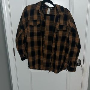 A flannel. Brand b. Size: small